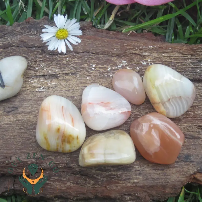 Pierre roulee aragonite