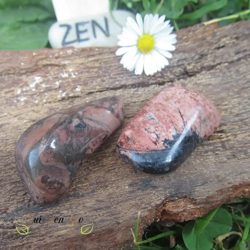 Rhodonite pierre roulee