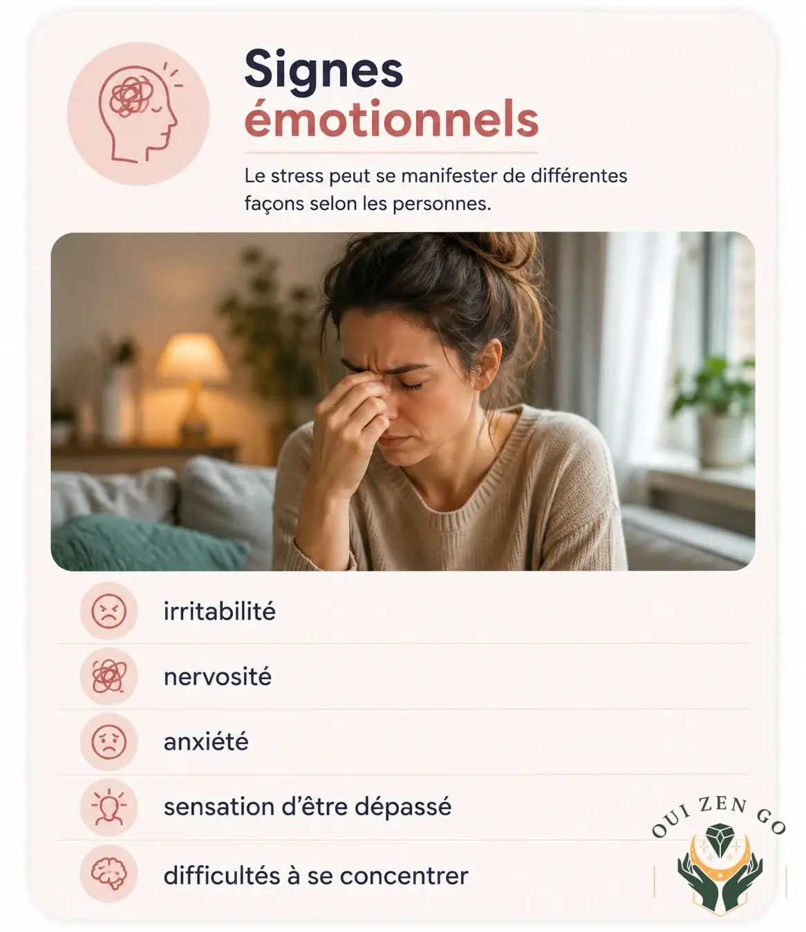 Signes emotionnels et gestion du stress